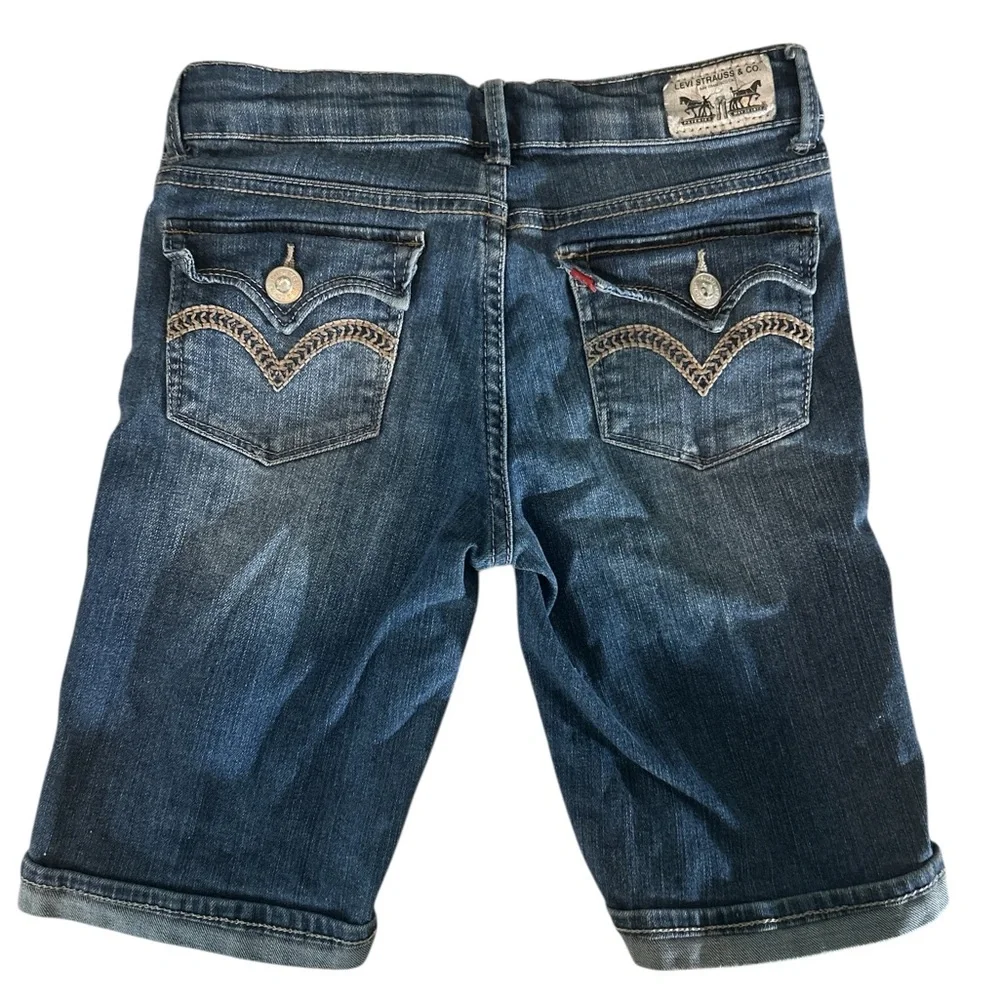 Levi's Kids Denim Shorts - Blue - Picture 2 of 3